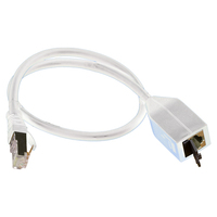 Cablenet 0.15m MPTL Cat6a White S/FTP LSOH 26AWG Cable Adaptor