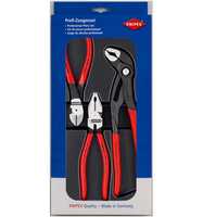 Knipex Kraft-Paket 1x 02 01 180, 1x 87 01 250, 1x 74 01 160