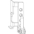Produktbild zu MACO sarokcsapágy AS falcsarokcsapágy ÜV-vel 12/1518 mm, balo, ezüst (54691)