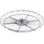 Produktbild zu VS COR Wheel Pro sarokszekrény vasalat, ø 720 mm, KB 800, ezüstszínű RAL 9006