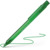 Kugelschreiber Fave, Druckmechanik, Ausführung Mine: M, grün, Farbe des Schaftes: grün transparent