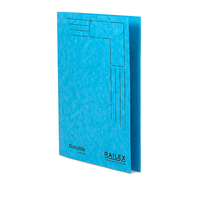 Railex Docufile SqCut F7 Turquoise Pack of 100