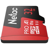 CARTE MICROSDHC NETAC TECHNOLOGY NT02P500PRO-032G-R 32 GB A1 APPLICATION PERFORMANCE CLASS OPTIMISÉ POUR LES CAMÉRAS DE SURVEILL
