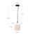 Lampada a soffitto Shenli di alabastro Ø 15 cm