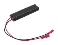 Notleuchtenakku NiMH 4,8V 1800mAh L2x2 Mignon AA mit Kabel und Faston-Buchsen -4,8mm / +6,3mm ersetzt 4,8 V Akku