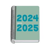 DOHE AGENDA ESCOLAR A6 ESPIRAL DP MEMORY BASIC CUBIERTA PP VERDE 2024-2025