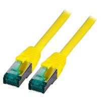 EFB RJ45 Patchkabel S/FTP, Cat.6A, LSZH, 1m, gelb