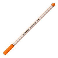 STABILO Pen 68 brush, premium brush viltstift, bleek vermiljoen, per stuk