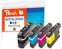 Peach PI500-140 inktcartridge 4 stuk(s) Compatibel Ultrahoog rendement Zwart, Cyaan, Magenta, Geel