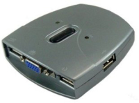 Sedna SE-KVM-USB-22 switch per keyboard-video-mouse (kvm) Grigio