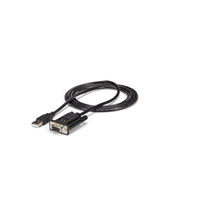StarTech.com 1-Port USB naar Nulmodem RS232 DB9 Seriële DCE Adapterkabel met FTDI