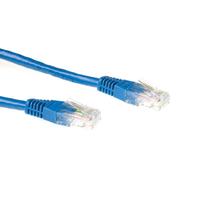 ACT CAT6A UTP 1m netwerkkabel Blauw U/UTP (UTP)