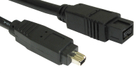 Cables Direct CDLIEE-1002-5M FireWire cable 4-p 9-p Black