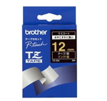 Brother Gloss Laminated Labelling Tape - 12mm, Gold/Black labelprinter-tape TZ