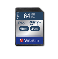 Verbatim Pro 64 GB SDXC UHS Klasse 10