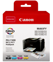 Canon PGI-1500 ink cartridge 4 pc(s) Original Black, Cyan, Magenta, Yellow