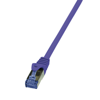 LogiLink CQ309VS hálózati kábel Ibolya 10 M Cat6a S/FTP (S-STP)