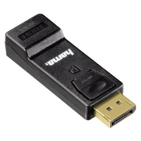 Hama 00054586 csatlakozó átlakító DisplayPort M HDMI FM Fekete