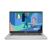 MSI Modern 14 C12M-209IT Ordinateur portable 35,6 cm (14") Full HD Intel® Core™ i5 i5-1235U 8 Go DDR4-SDRAM 512 Go SSD Wi-Fi 6 (802.11ax) Windows 11 Home Argent