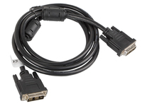 Lanberg CA-DVIS-10CC-0018-BK DVI kábel 1,8 M DVI-D Fekete