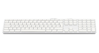 LMP KB-1243 toetsenbord USB Amerikaans Engels Zilver