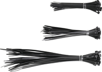 Kraftmann 1789 serre-câbles Attache pour câble d'échelle Nylon Noir 75 pièce(s)