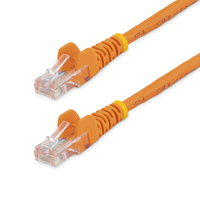 StarTech.com 45PAT50CMOR kabel sieciowy Pomarańczowy 0,5 m Cat5e U/UTP (UTP)