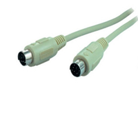 shiverpeaks BS78107-2 PS/2-Kabel 1,8 m 6-p Mini-DIN Grau