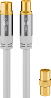 Goobay 70317 coaxial cable 2 m White