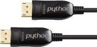 Python GC-M0180 DisplayPort-Kabel 100 m Schwarz