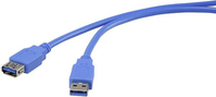 Renkforce RF-4262124 USB Kabel 1 m USB 3.2 Gen 1 (3.1 Gen 1) USB A Blau