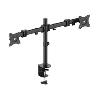 PureLink PM-OFFICE-02 soporte para monitor 68,6 cm (27") Abrazadera Negro