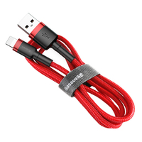 Baseus CALKLF-B09 kabel Lightning 1 m Czerwony