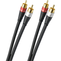 OEHLBACH Audio Link audio kábel 1,5 M 2 x RCA Fekete