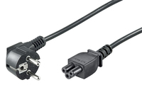 Microconnect PE010810 electriciteitssnoer Zwart 1 m C5 stekker