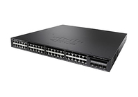 Cisco Catalyst 3650-48PD-S Network Switch, 48 Gigabit Ethernet (GbE) PoE+ Ports, two 10 G and two 1 G Uplinks, 640WAC Power Supply, 1 RU, Enhanced Limited Lifetime Warranty (WS-...