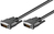Microconnect MONCC05 DVI-Kabel 0,5 m DVI-D Schwarz