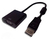 Lineaire ADHD744 câble vidéo et adaptateur 0,1 m DisplayPort VGA (D-Sub) Noir