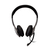 V7 HU521-2EP słuchawki/zestaw słuchawkowy Przewodowa Opaska na głowę Biuro/centrum telefoniczne Czarny, Srebrny