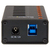 StarTech.com ST7300U3M hálózati csatlakozó USB 3.2 Gen 1 (3.1 Gen 1) Type-B 5000 Mbit/s Fekete