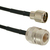 Ventev RG58NFMUM-1 coaxial cable RG-58 0.3 m Mini UHF Black