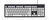 Gembird KB-CH-01 billentyűzet USB Fekete, Fehér