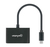 Manhattan USB-C auf HDMI-Konverter mit Power Delivery-Ladeport, 4K@60Hz-Auflösung, Power Delivery-Port (PD) mit bis zu 60 W (3 A/20 V), schwarz