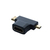 shiverpeaks BS77414 tussenstuk voor kabels HDMI Type A (Standard) HDMI-D + HDMI-C Zwart
