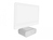 DeLOCK 18325 Flachbildschirm-Tischhalterung Freistehend Weiß