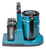 Makita KT001GZ electric kettle 0.8 L Black, Blue