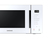 Samsung MG23T5018CW Encimera Microondas con grill 23 L 800 W Negro, Blanco