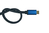 Alcasa 4812-CSF020B video kabel adapter 2 m USB Type-C DisplayPort Blauw