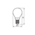 Kanlux S.A. 29628 LED-Lampe Warmweiß 2700 K 6 W E14 D