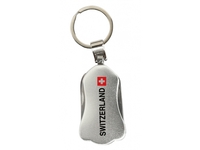 Schlüsselanhänger Switzerland Multitool silber Taschenform